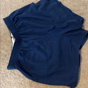 Navy blue soffe shorts